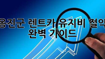 옹진군 렌트카 유지비 절약 완벽 가이드