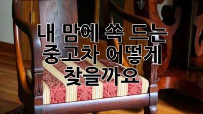 내 맘에 쏙 드는 중고차, 어떻게 찾을까요?